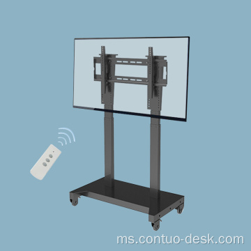 Reka bentuk elegan moden Pintar Lift Height Lift Stand Stand Lift untuk 52-81 inci LCD LED TV